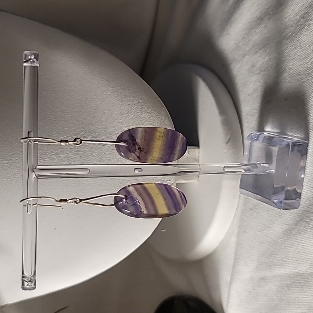 925 Flourite Earrings